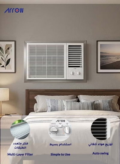 Arrow RO-18WHC Window Air Conditioner, 17200 BTU, Cool Only - White product image 2