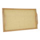 Saif Gallery wooden tofa, 50x30x24 cm, with legs - beige product image 2