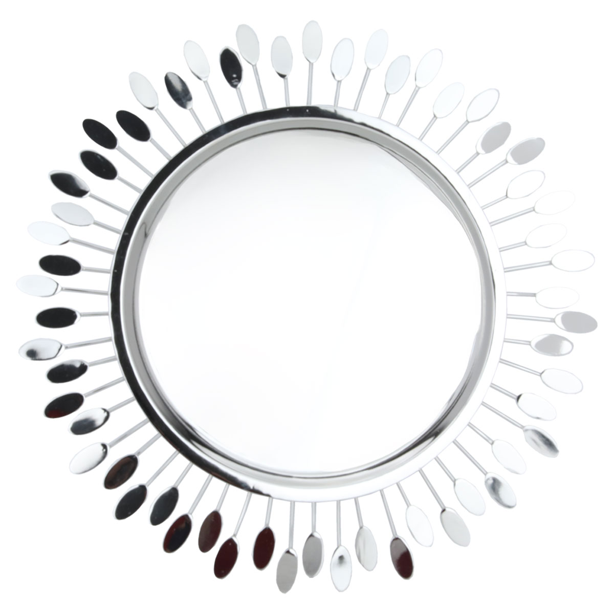 Al Saif Gallery Steel Round Serving Plate, 30 X 30 X 1 Cm - Silver product image 2