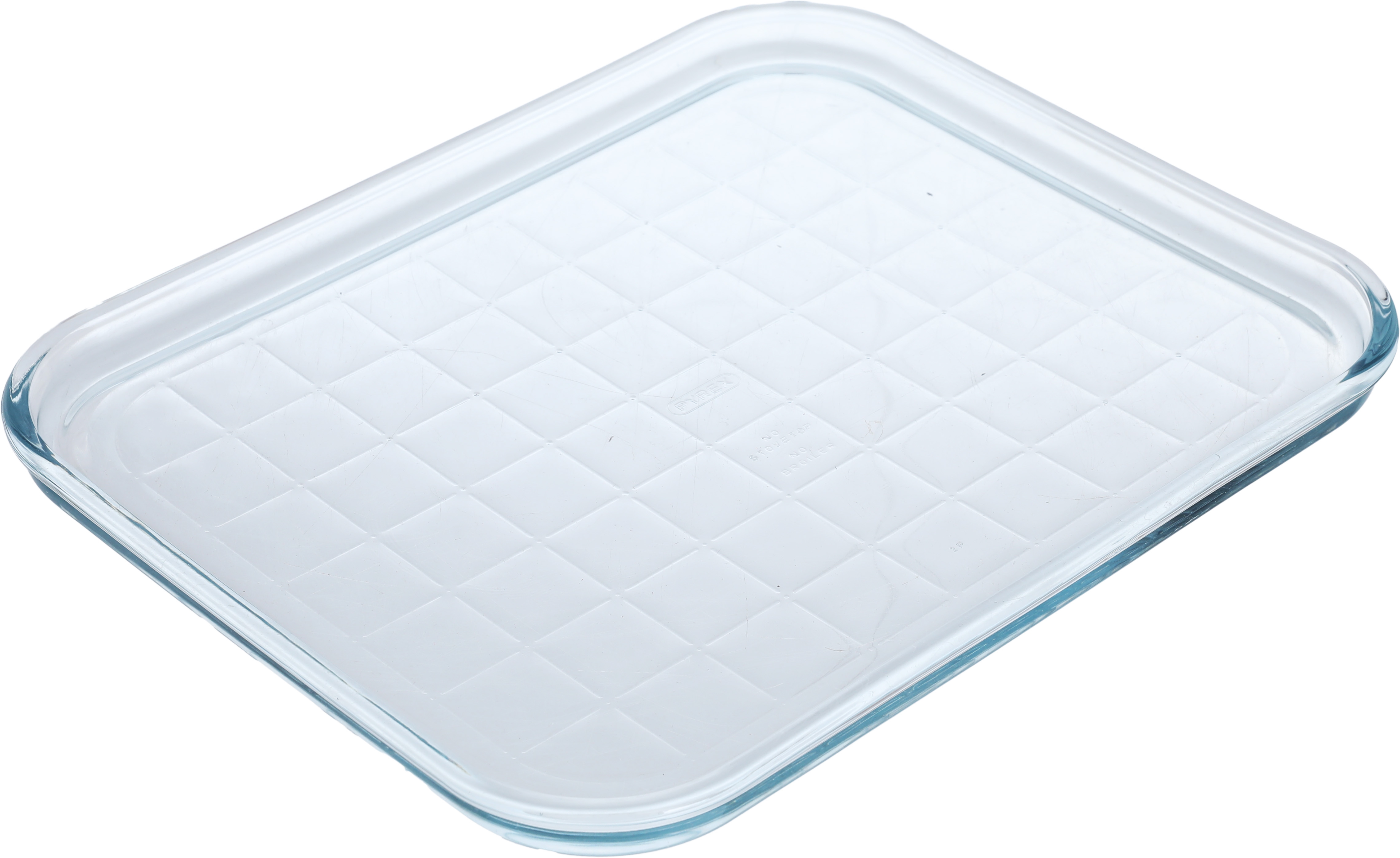 Pyrex Glass Oven Tray, 32 x 26 x 2 cm, Flat Rectangular - Clear product image 2