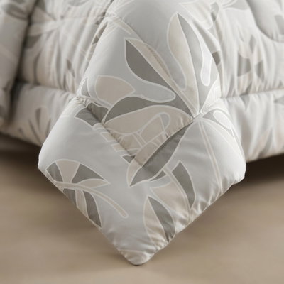 طقم لحاف ساليرنو مايكروفايبر، 240x260 سم، نفرين، 9 قطع - رصاصي product image 4