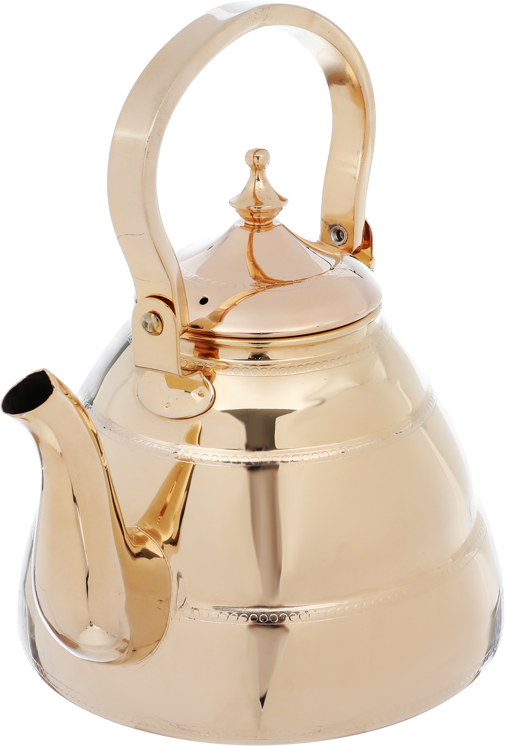 دلة وابريق مرحبا الدرعية استيل السيف بلص، قطعتين، 1.4 / 2 لتر - ذهبي product image 3