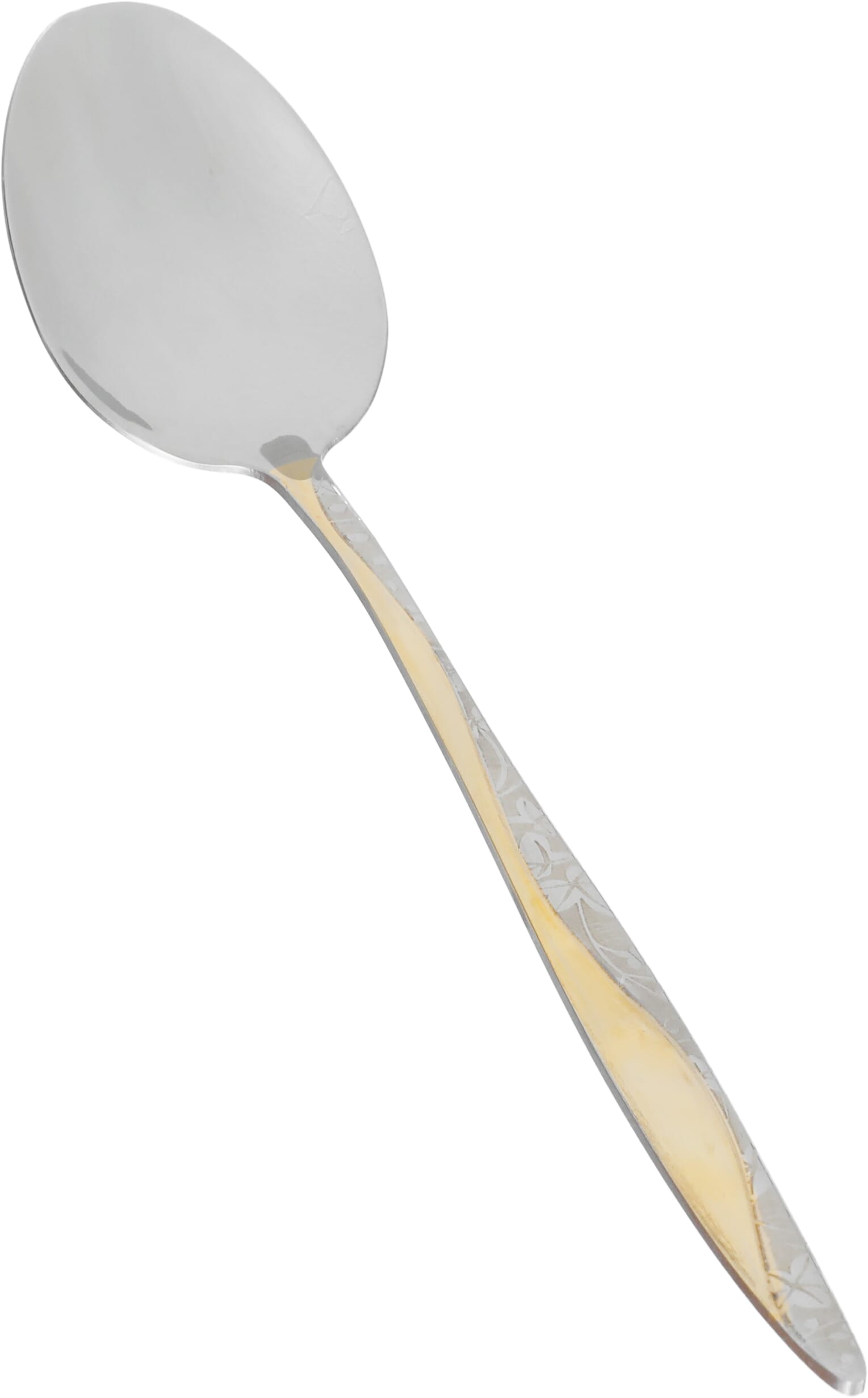 Al Saif Gallery steel spoons, 21x4.5 cm, 6 pieces, engraved - silver product image 2