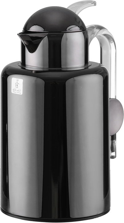 AlAl Saif Gallery Ikram Thermos Set, 1/1.5 Liter, Glass Inner Material, Transparent Handle - Black product image 5