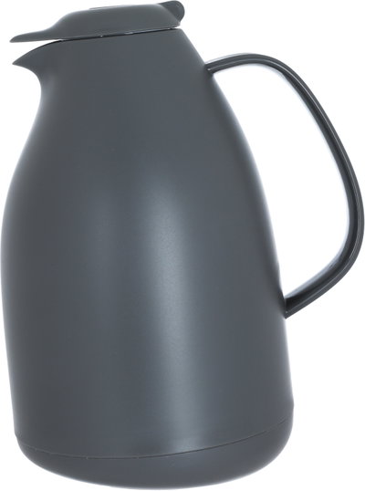 ترمس بطريق إليجانس، 1.5 لتر، حافظة داخلية زجاج حراري، غطاء ضغاط - رمادي غامق product image 2