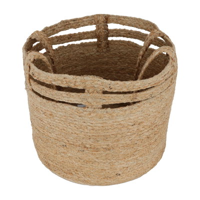سلة خوص انديا السيف غاليري، 28 سم، بيد - بيج product image 2