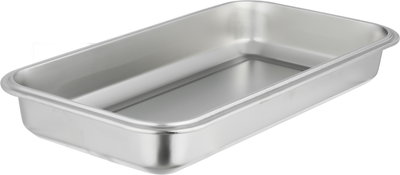 طقم علب تخزين ستانلس استيل، 3 قطع، غطاء بلاستيك، قفل - فضي بني product image 7