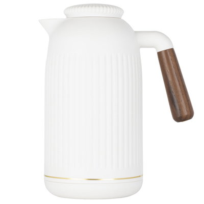 ترمس جايدا السيف غاليري، 1 لتر، حافظة داخلية زجاج حراري - أبيض product image 2