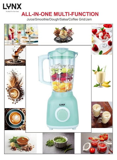 خلاط لينكس، 400 واط، 1.6 لتر، مطحنة، LN-BL-4128 - اخضر product image 4