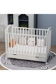 سرير اطفال خشب الصنوبر فان مومنت، 120×60 سم، مزود بدرج تخزين - ابيض product image 5