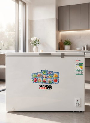 فريزر افقي جنرال لاينز، 708 لتر، 25 قدم، انفرتر، GLCF708D - ابيض product image 2