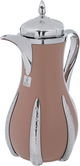 Al Saif Gallery Sana thermos set, 1 liter, thermal glass inner container, steel outer shell - silver brown product image 2