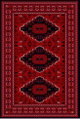 سجاده بشاير شكل مستطيل، 0.90×1.50 سم، صنع آلياً - احمر product image 1