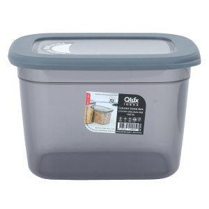 Al Saif Gallery Plastic Storage Box, 1.3 Liter - Transparent Grey product image 2
