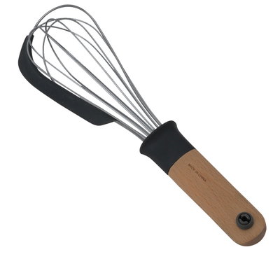 Al Saif Gallery Steel Egg Beater, Wooden Handle - Black product image 2