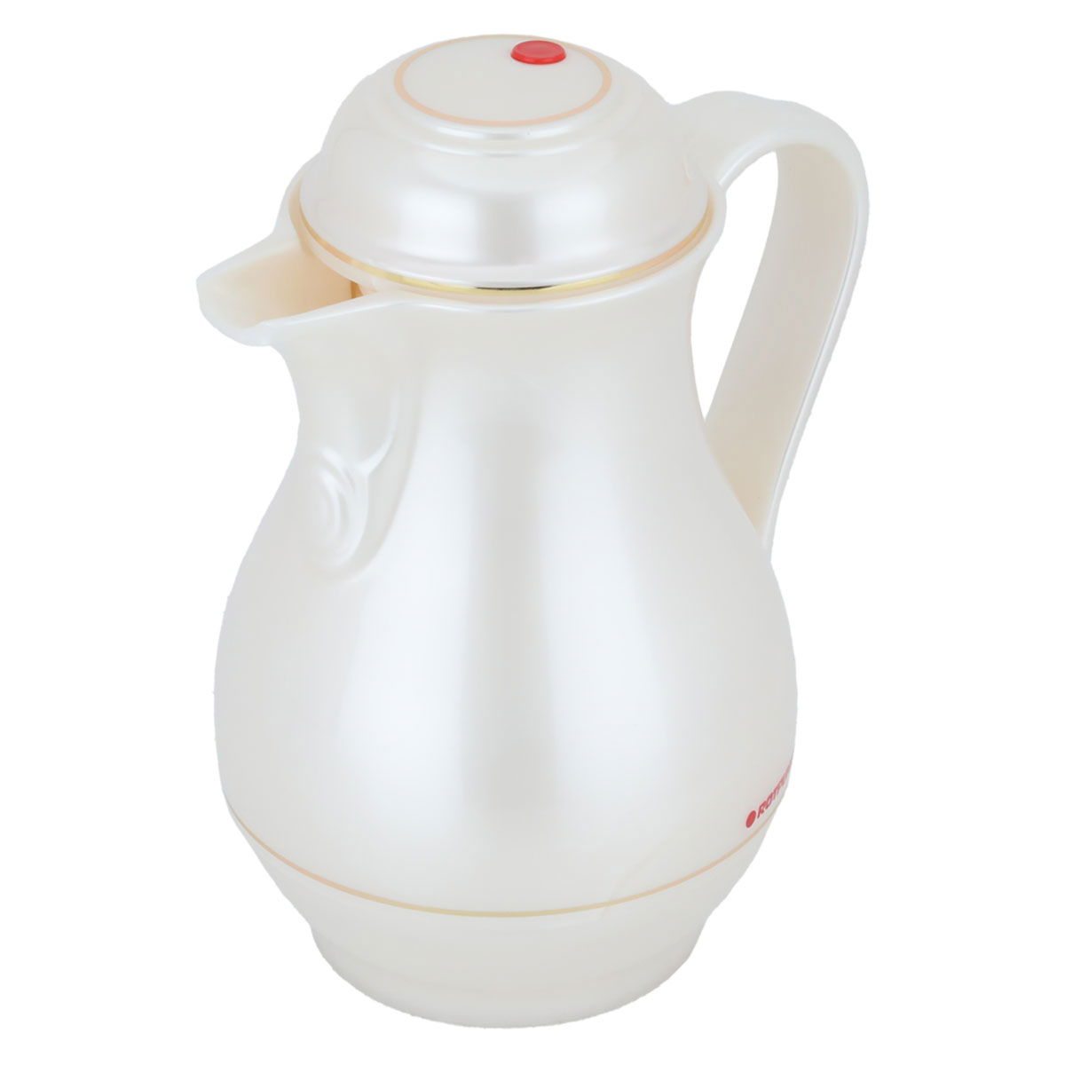 Rotpont glass thermos, 1.2 litres, plastic outer shell - white product image 2