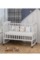 سرير اطفال خشب الصنوبر فان مومنت، 120×60 سم، مع ناموسية - ابيض product image 2