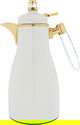 Alsaif Gallery Falwah Thermos Set, 2 Pieces, 1/1 Liter, Glass inner container, Stainless Steel Body - Pearl product image 3