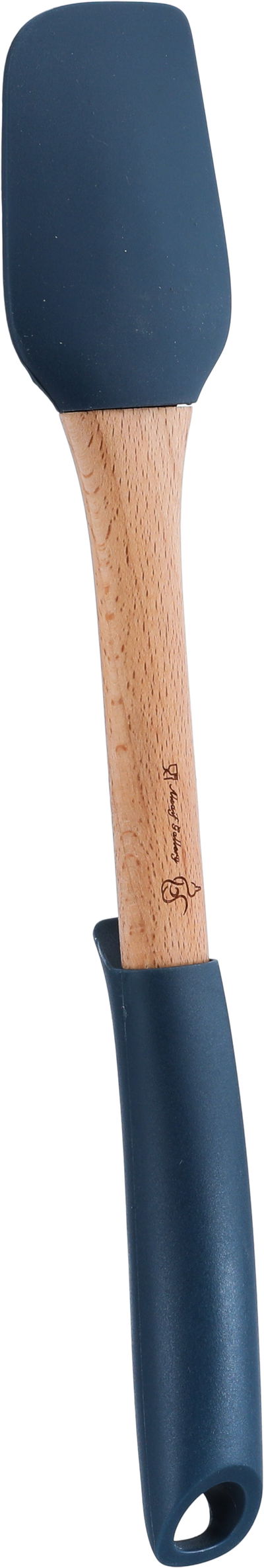 ملعقة تقليب طعام بلاستيك السيف غاليري، 31×5.5 سم، يد خشب - ازرق غامق خشبي product image 2