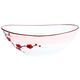 Al Saif Gallery porcelain bowl, 8 inches, flower pattern - white product image 1