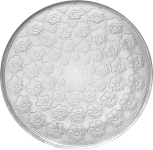 صحن تقديم زجاج السيف غاليري، 20x20x2 سم، دائري - ثلجي product image