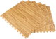 Kangaroo 11151515518 Parquet Foam Flooring, 60 x 60 meters, 1 cm thick, 4 interlocking tiles - Wood Brown product image 1