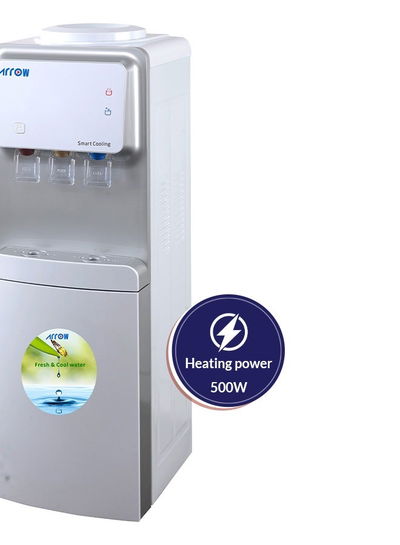Arrow RO-19WDP Water Dispenser, Cold/Hot/Normal, Top Loading, 5 Liters - Silver product image 5
