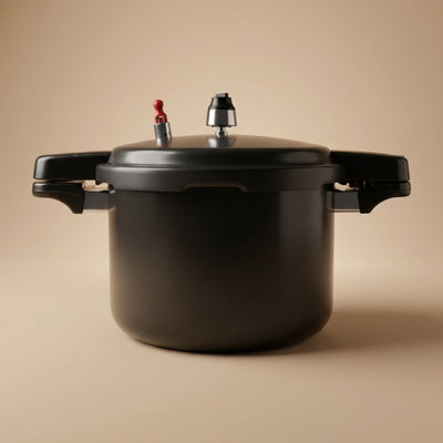 Neoflam Pressure Cooker with Aluminum Lid, 13 Liters - Black product image 1