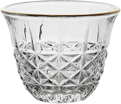 طقم تقديم بيالات شاي وفناجين قهوة زجاج السيف غاليري، 30 قطعة - شفاف product image 3