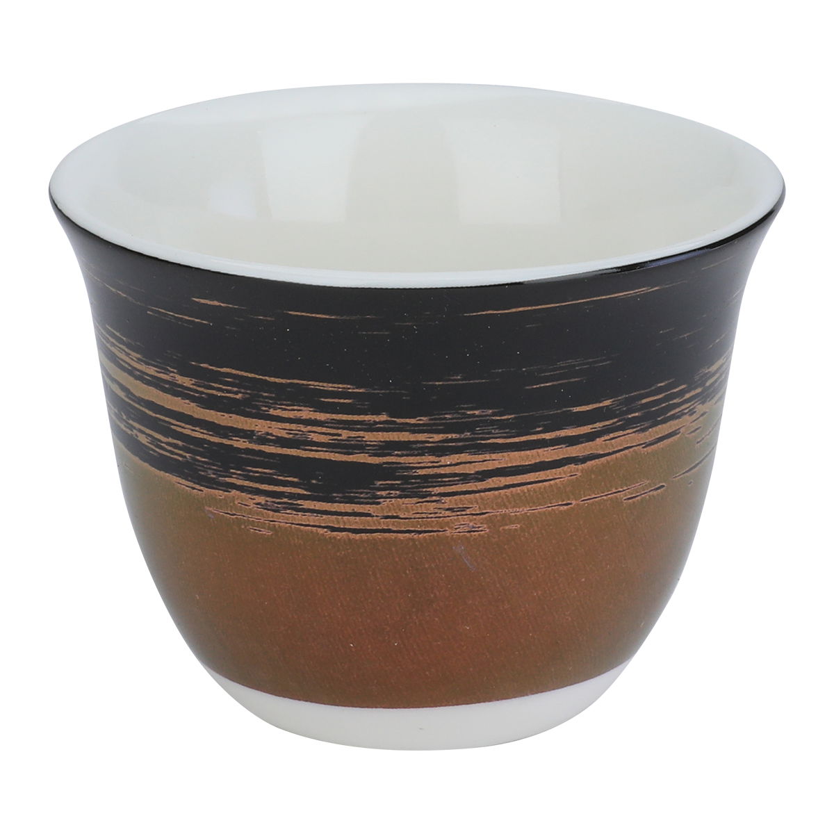 Al Saif Gallery Porcelain Arabic Coffee Cups Set, 12 Pieces - Black product image