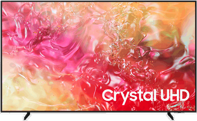تلفزيون سمارت بدون اطار سامسونج، 55 بوصة، 4K UHD، شاشة LED، نظام تيزن سمارت، ريموت كنترول، حامل جداري، UA55DU7000UXSA - اسود product image 2