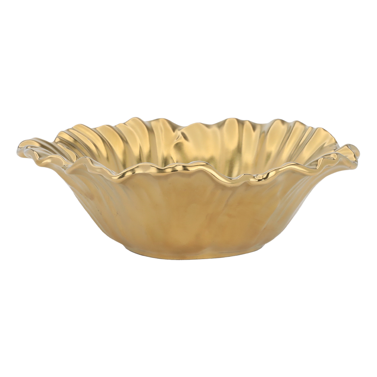 Al Saif Gallery Porcelain Serving Plate, 6.75 inches - Gold product image 2