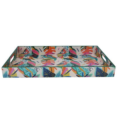 Al Saif Gallery plastic serving topper, 20 x 12 x 2 cm, rectangular, green-coloured product image 2