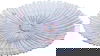 Alsaif Gallery Glass Dessert Serving Platter, 32.5x32.5x2.5 cm - Clear Blue product image 2