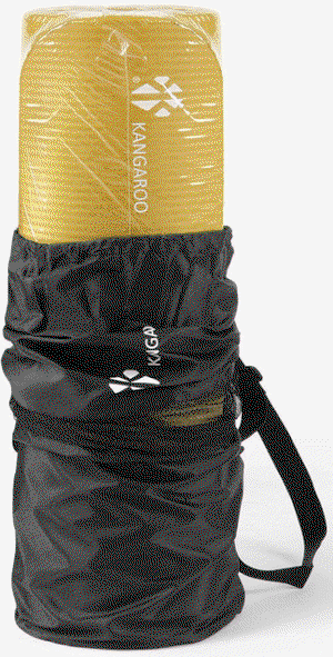 Kangaroo 11110086 Exercise Mat, 1.5 cm, Hanging Bag - Yellow product image