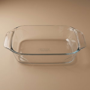 صينية طهي زجاج بايركس، 35×24×7 سم، بيضاوي - شفاف product image