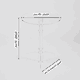 طقم طاولات اكريلك، 5 قطع - شفاف product image 3