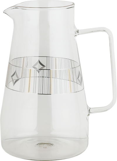 طقم سفرة بورسلان زجاج السيف غاليري، 61 قطعة، منقوش - ابيض شفاف product image 10