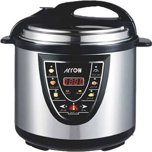 Arrow  RO-12SEC Pressure Cooker, 1600W, 12L - Silver Black product image