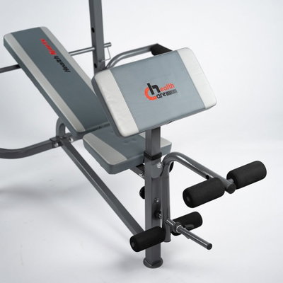 كرسي اثقال هيلثكير، متعدد التمارين والمستويات - رمادي product image 3