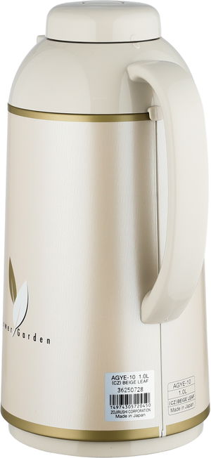 ترمس أبو فيل زوجرشي، 1 لتر، حافظة داخلية زجاج، ضغاط - بيج product image 2