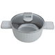 طقم قدور جرانيت روبوست، 9 قطع، بغطاء زجاج - بيج product image 4
