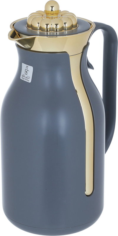 Timeless Rahal Thermos, 1 liter, thermal glass inner container, plastic outer shell - golden gray product image 4