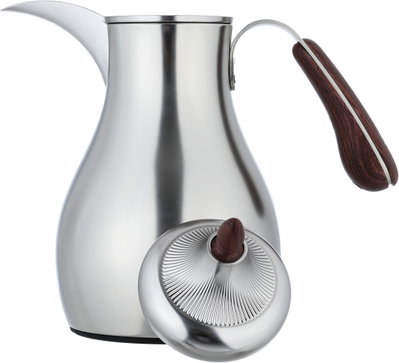 Al Saif Gallery Sama Thermos Set, 0.7/1 Liter, 2 Pieces, Inner Glass Container, Stainless Steel Outer Body - Silver product image 6