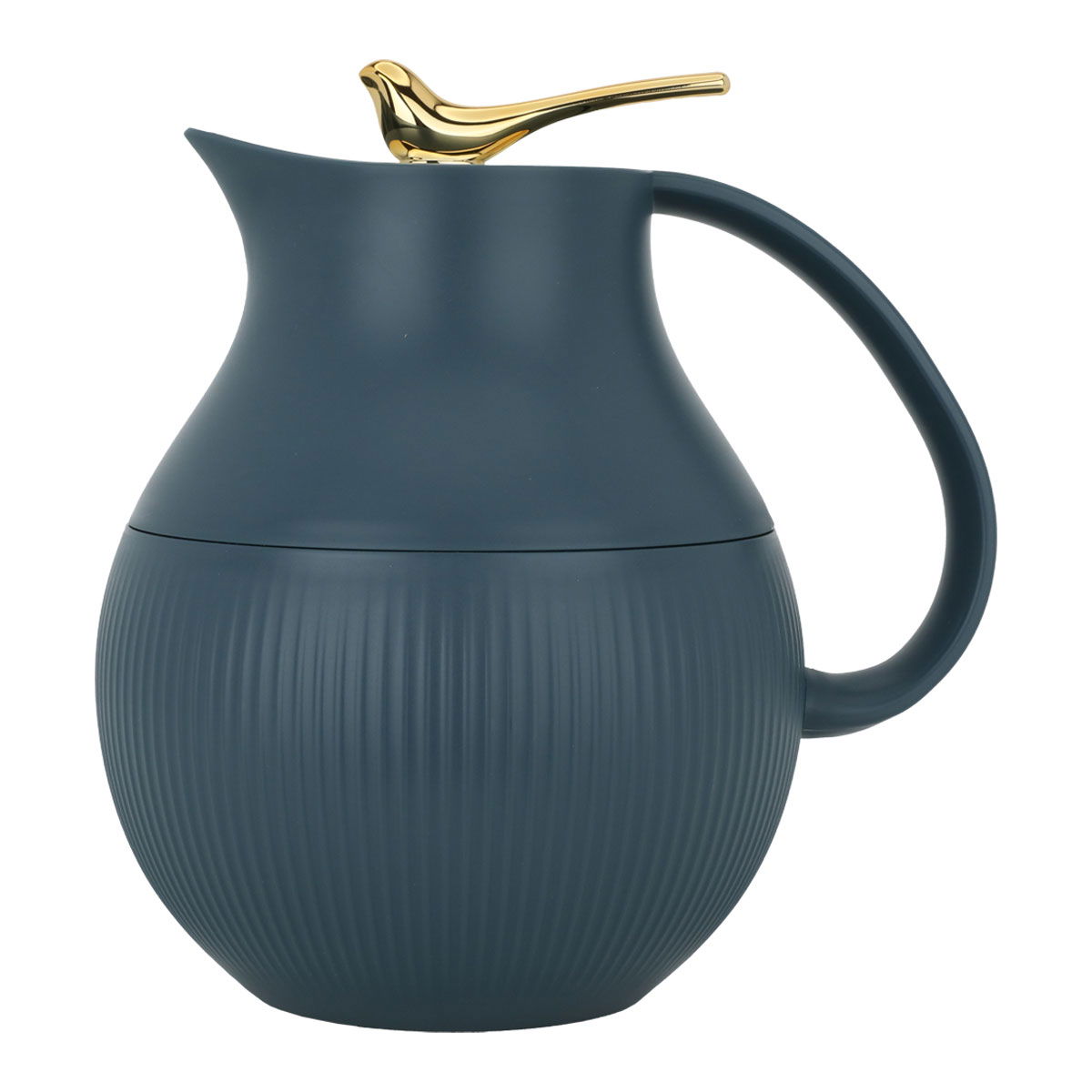 Al Saif Gallery Royal 6 thermos, 950 ml, glass inner container, plastic outer shell - blue product image