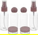 سيف سو طقم قوارير +علب سفر بلاستيك سيف سو، محمولة مع حافظة، 50 مل، 6 قطع - وردي product image 1