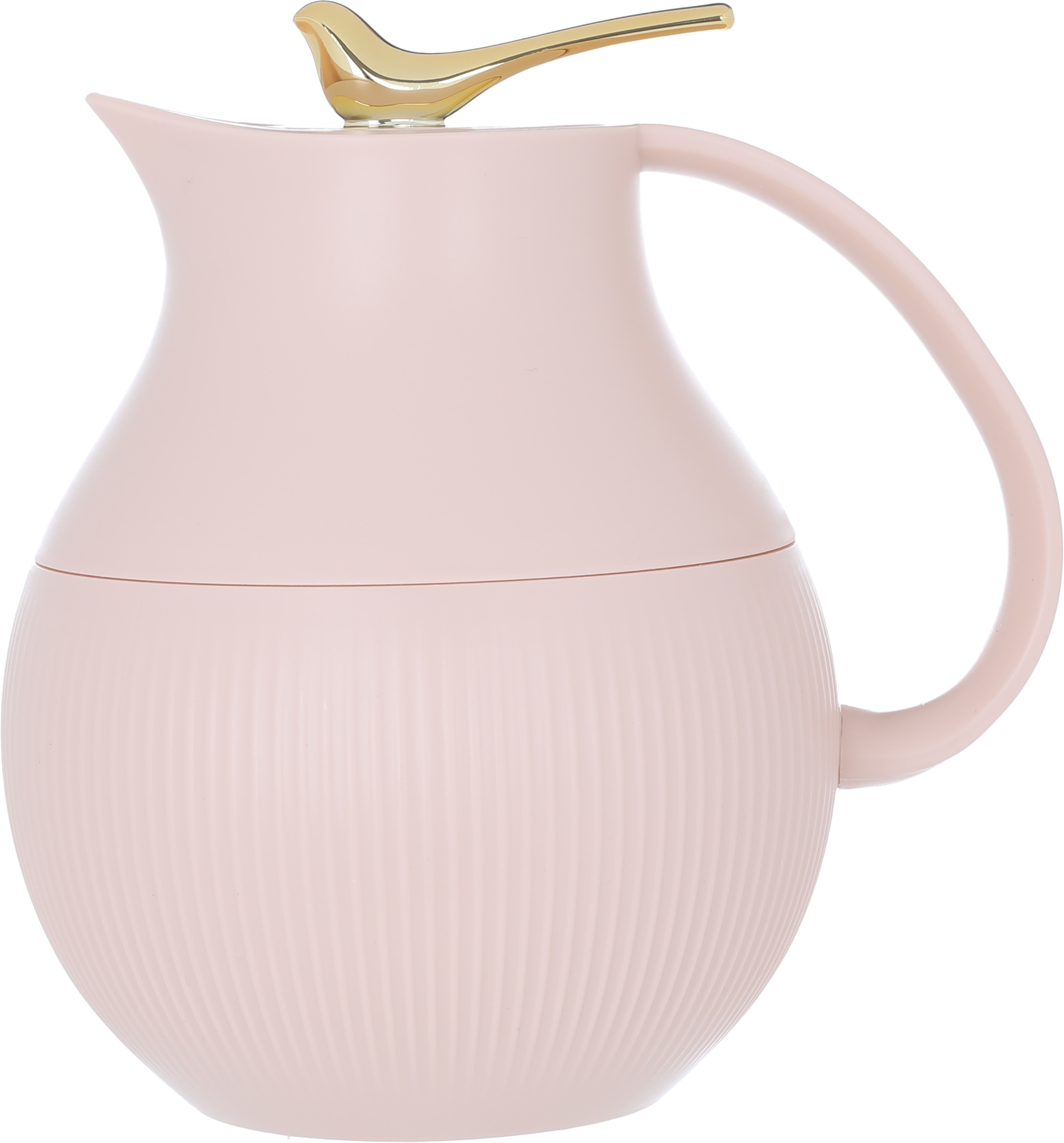 Al Saif Gallery Royal 6 thermos, 950 ml, glass inner container, plastic outer shell - pink product image