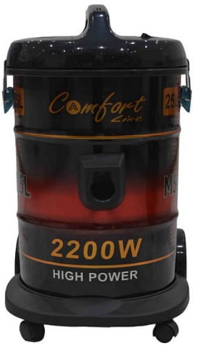 مكنسة برميل كمفورت، 25 لتر، 2200 واط، MSA-VC-25L - اسود احمر product image 1
