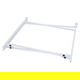 Al Saif Gallery plastic serving table, 48 x 48 x 47 cm - white product image 4