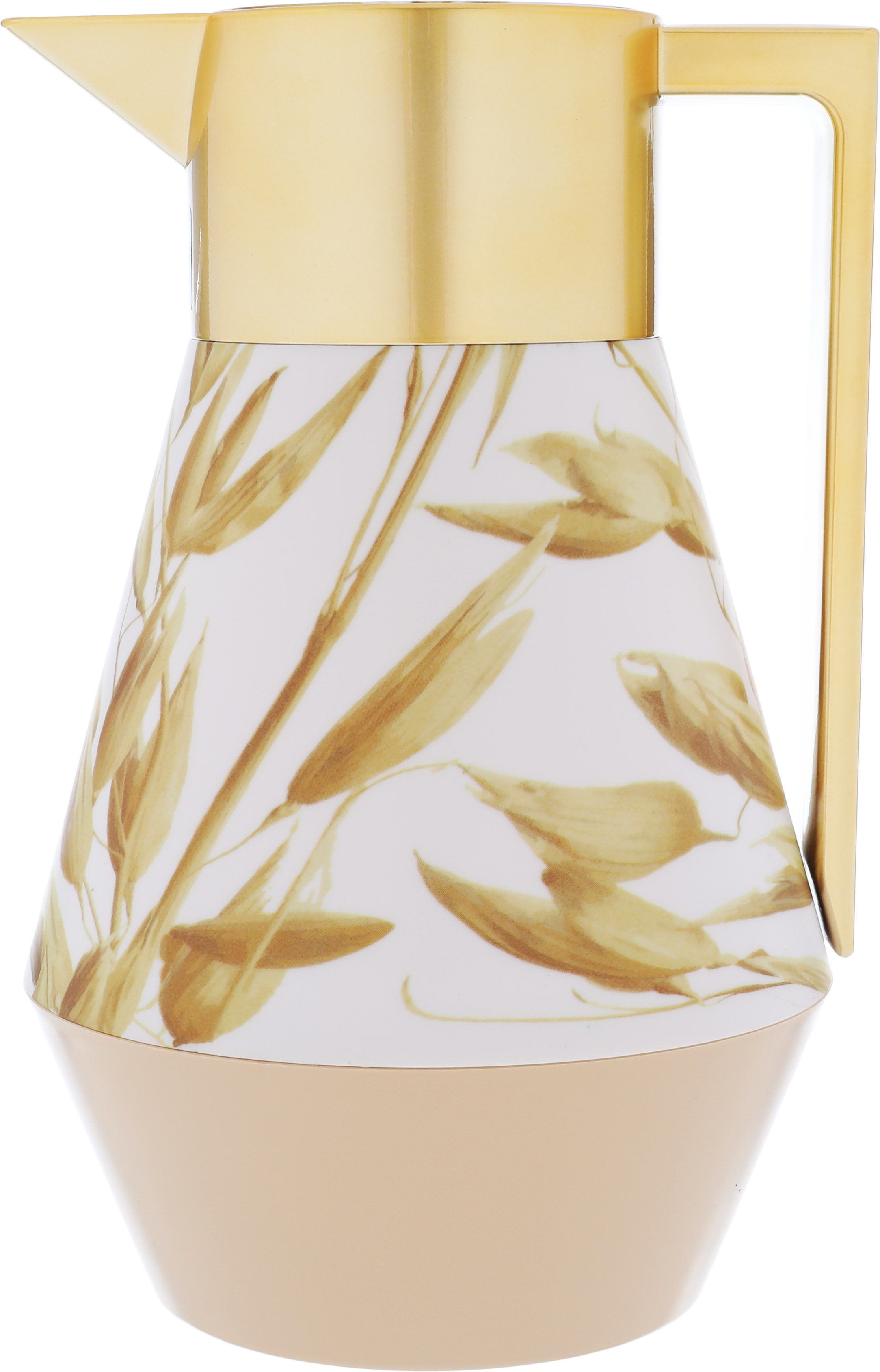 Everest Lydia Thermos, 1 liter, thermal glass inner shell, plastic outer shell - gold product image 1